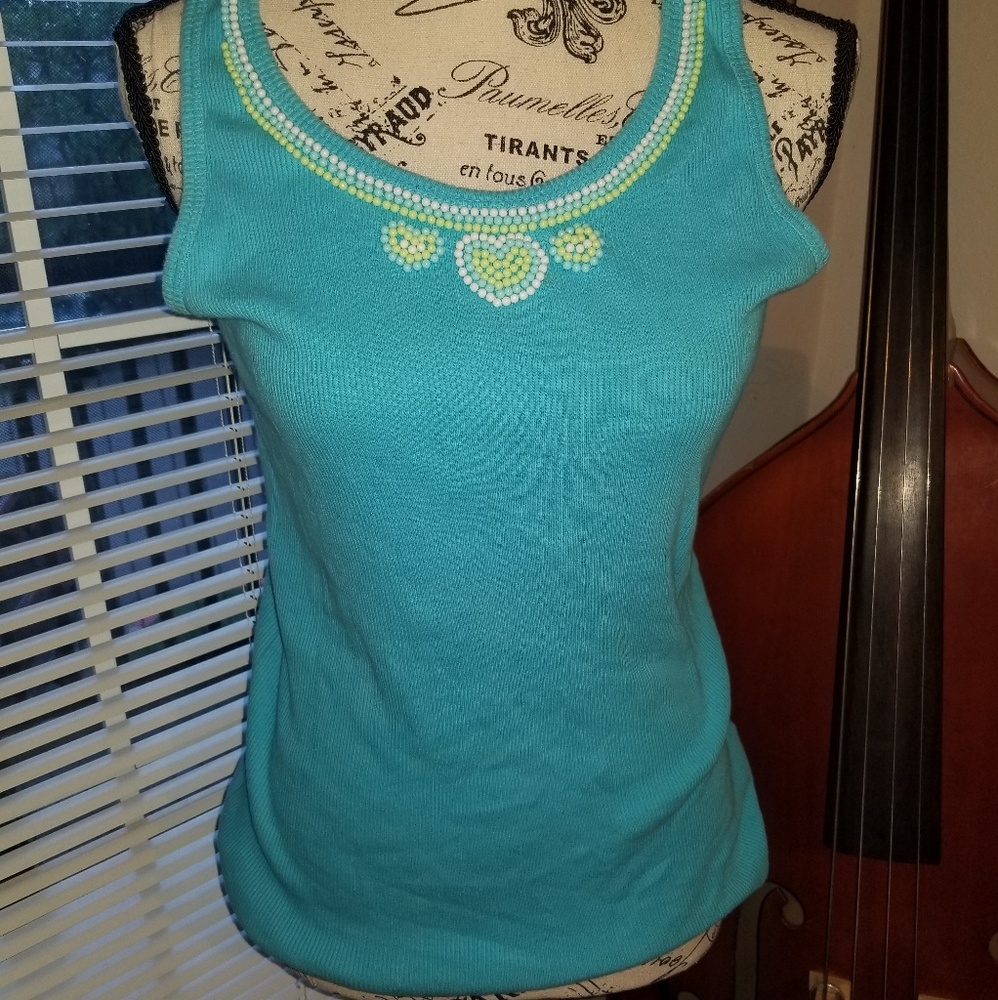 Turquoise Old Navy tank top
